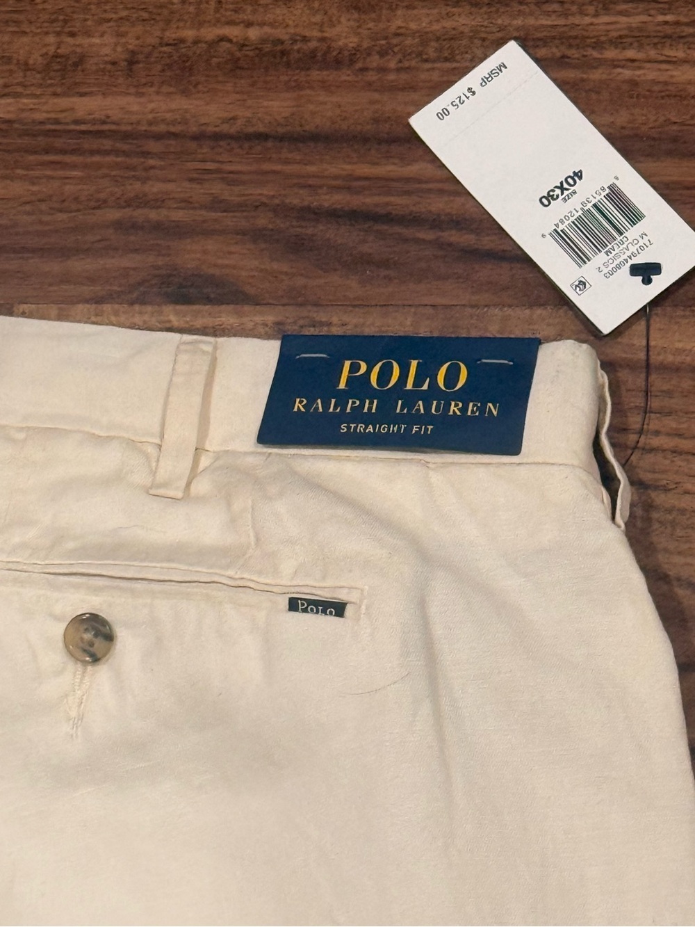 Polo Ralph Lauren Men's Pants Size 40x30 Linen Blend Big & Tall NWT $125+